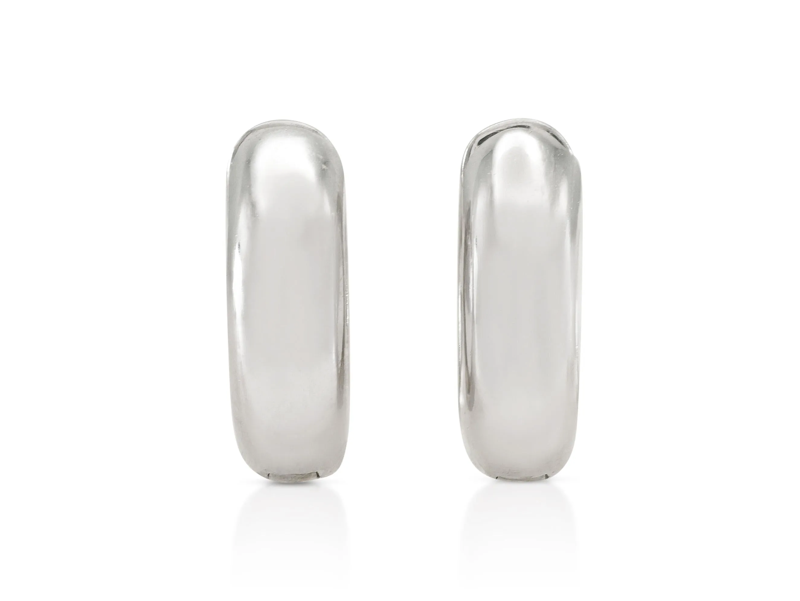 0.70 Carat Diamond Huggie Earrings
