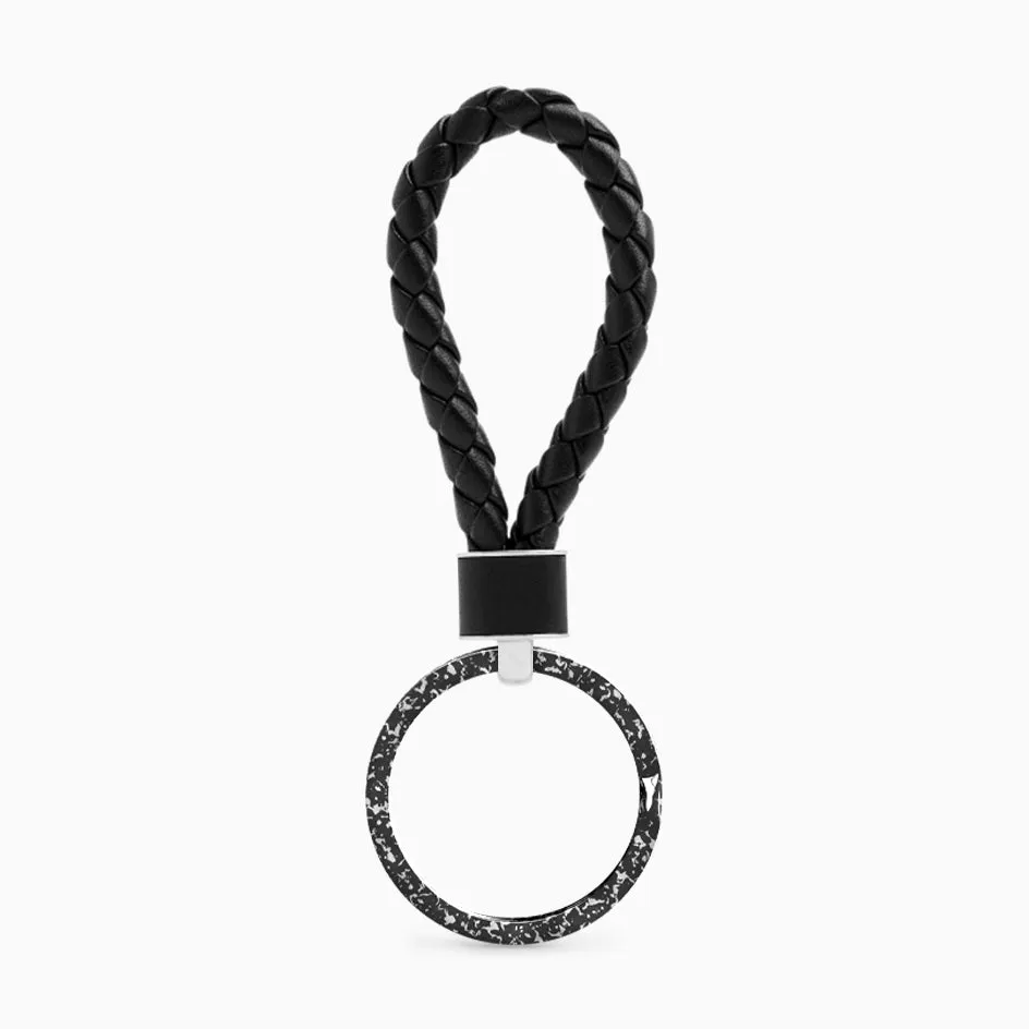 1.18" Premium Key Rings 5x Coatings (Snowflake Black)