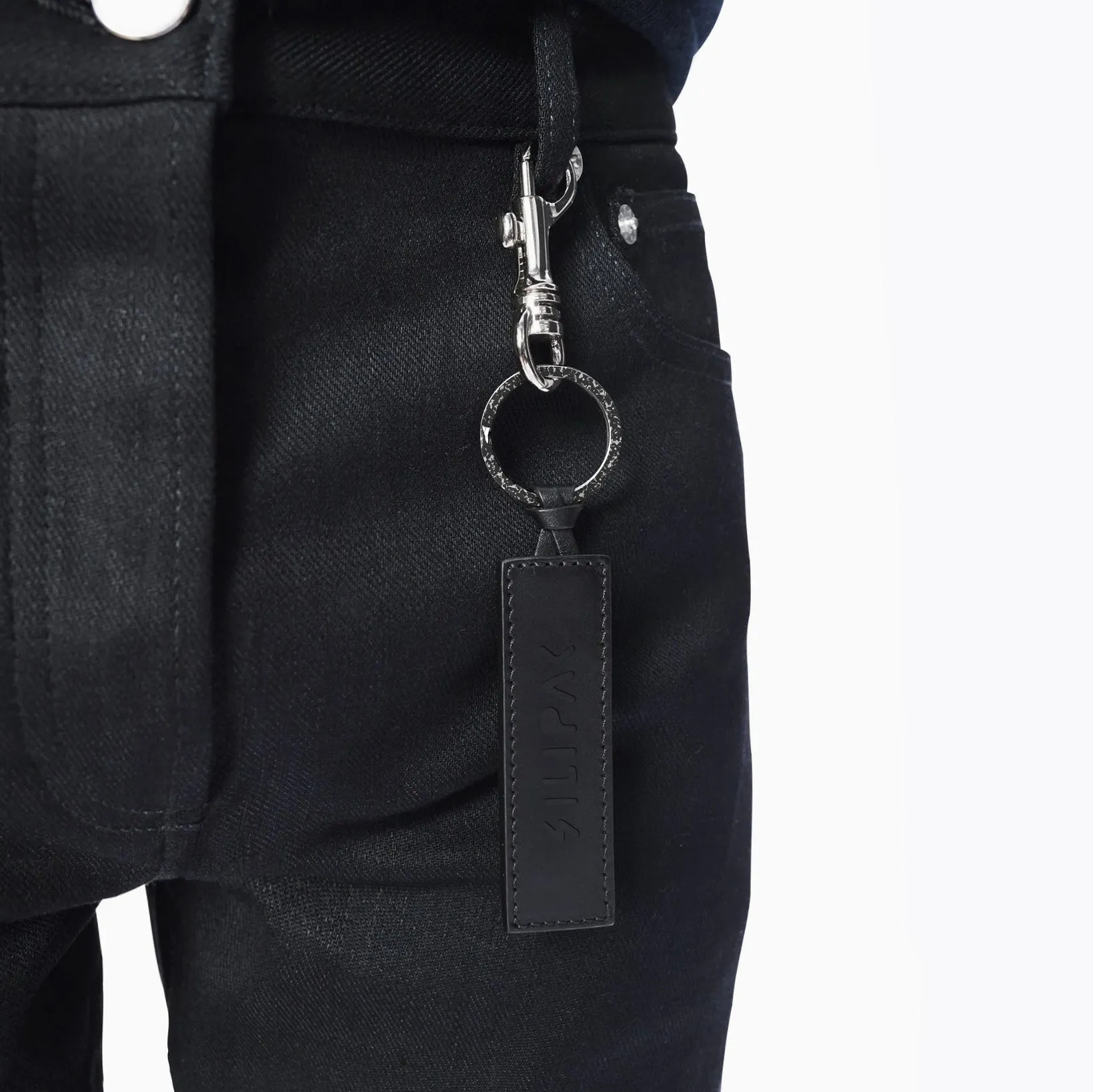 1.18" Premium Key Rings 5x Coatings (Snowflake Black)