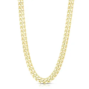14K Gold 9.1mm Semi-Solid Classic Miami Cuban