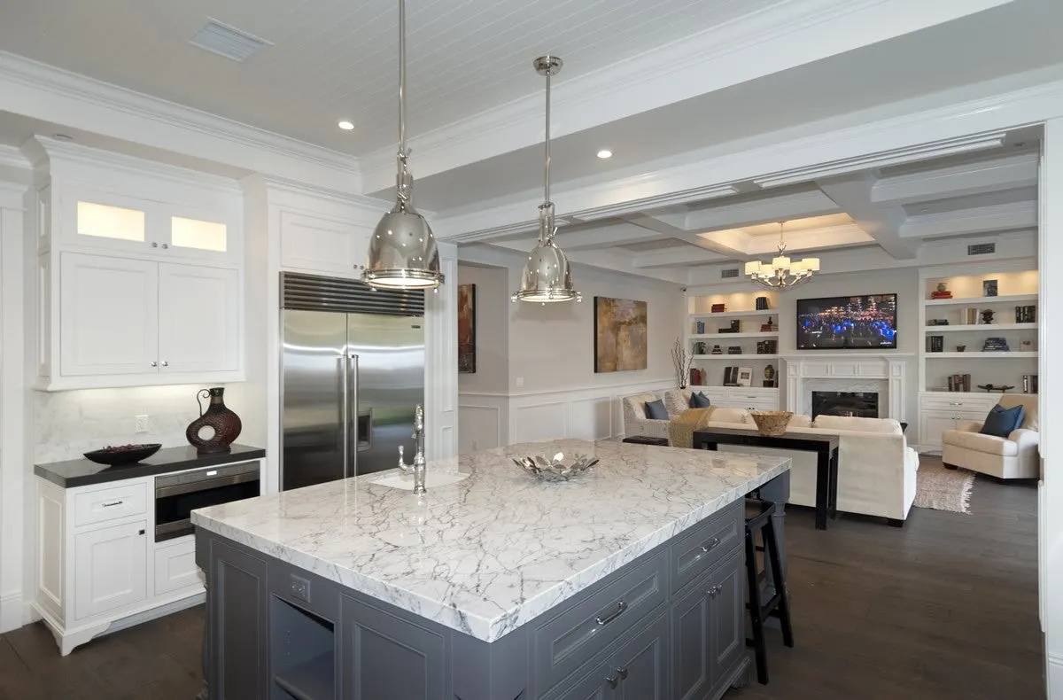 14"W Hi-Bay 1-Light Pendant Polished Nickel