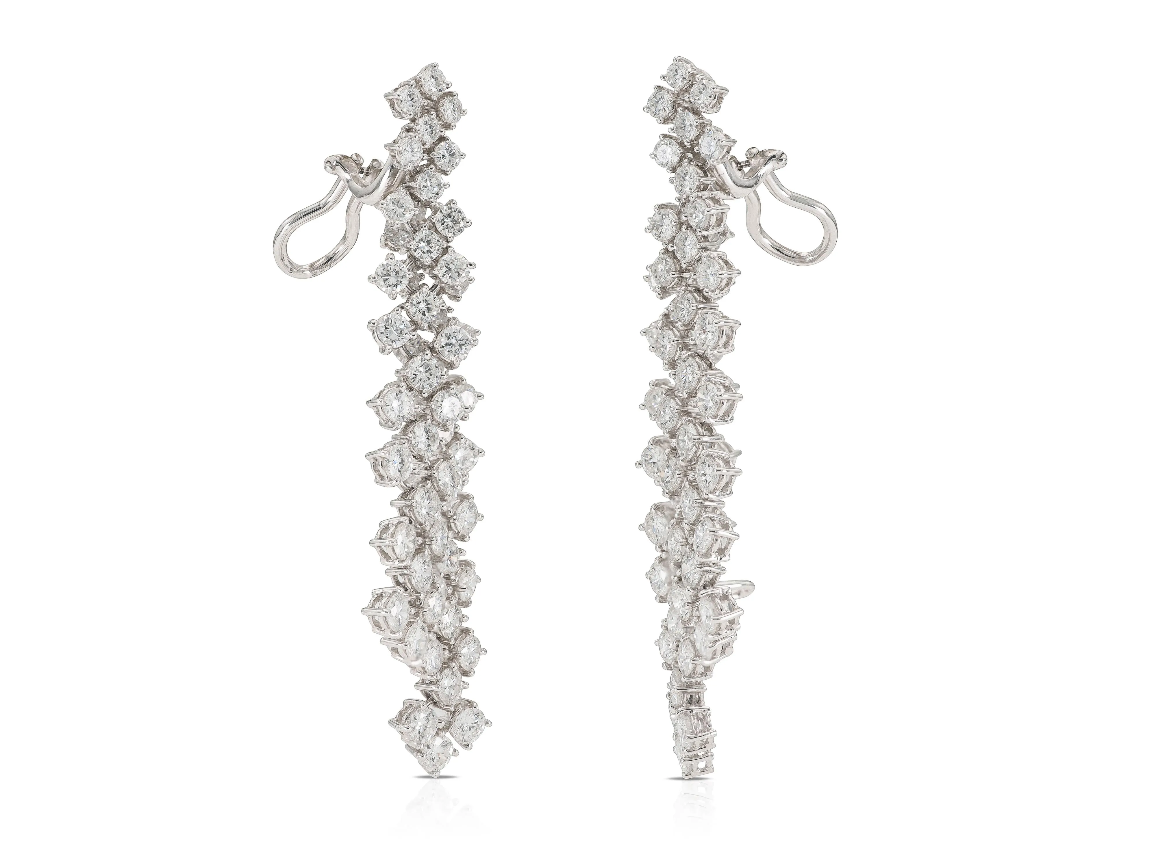 16.00 Carat Diamond Dangle earrings