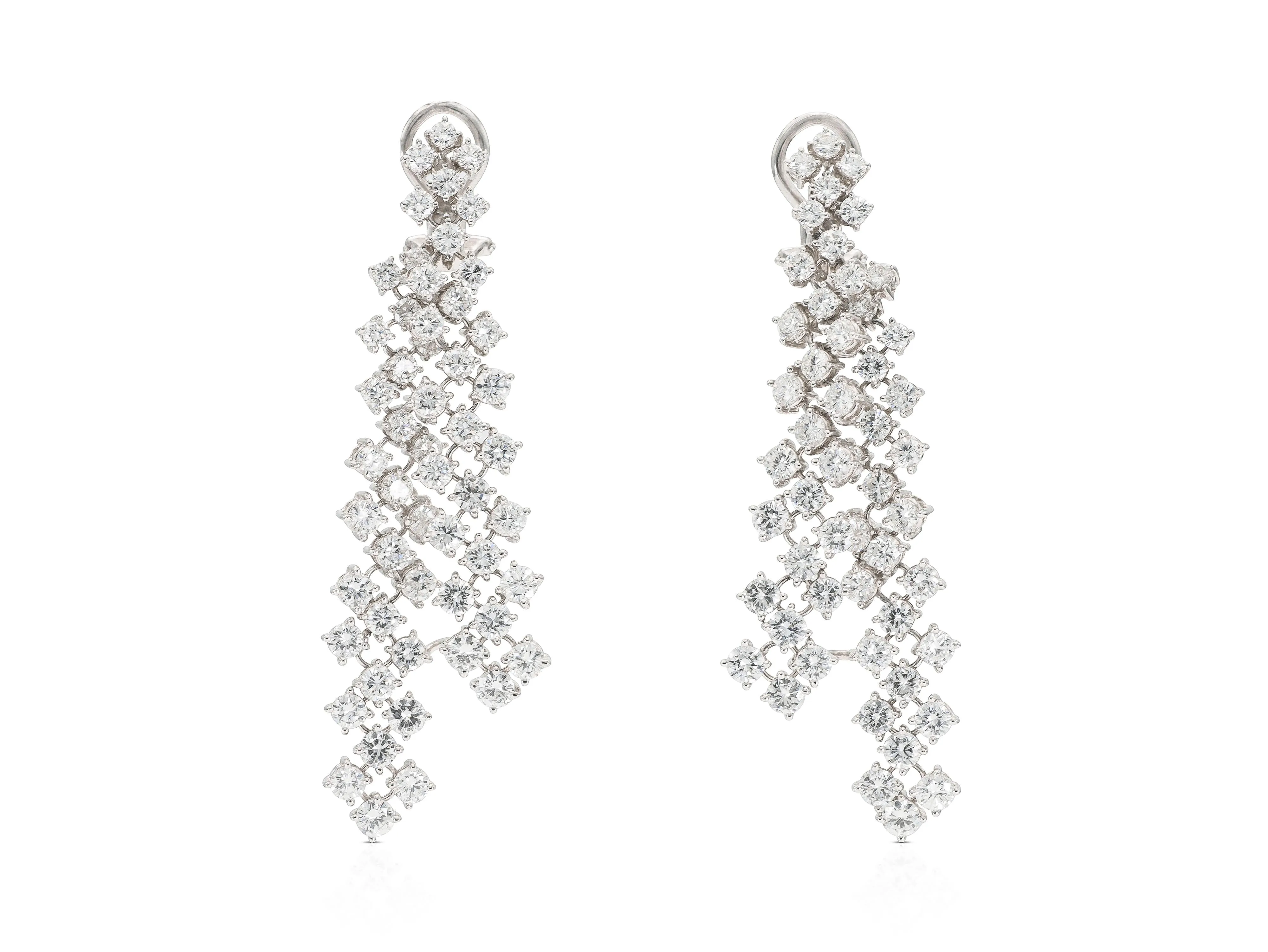 16.00 Carat Diamond Dangle earrings