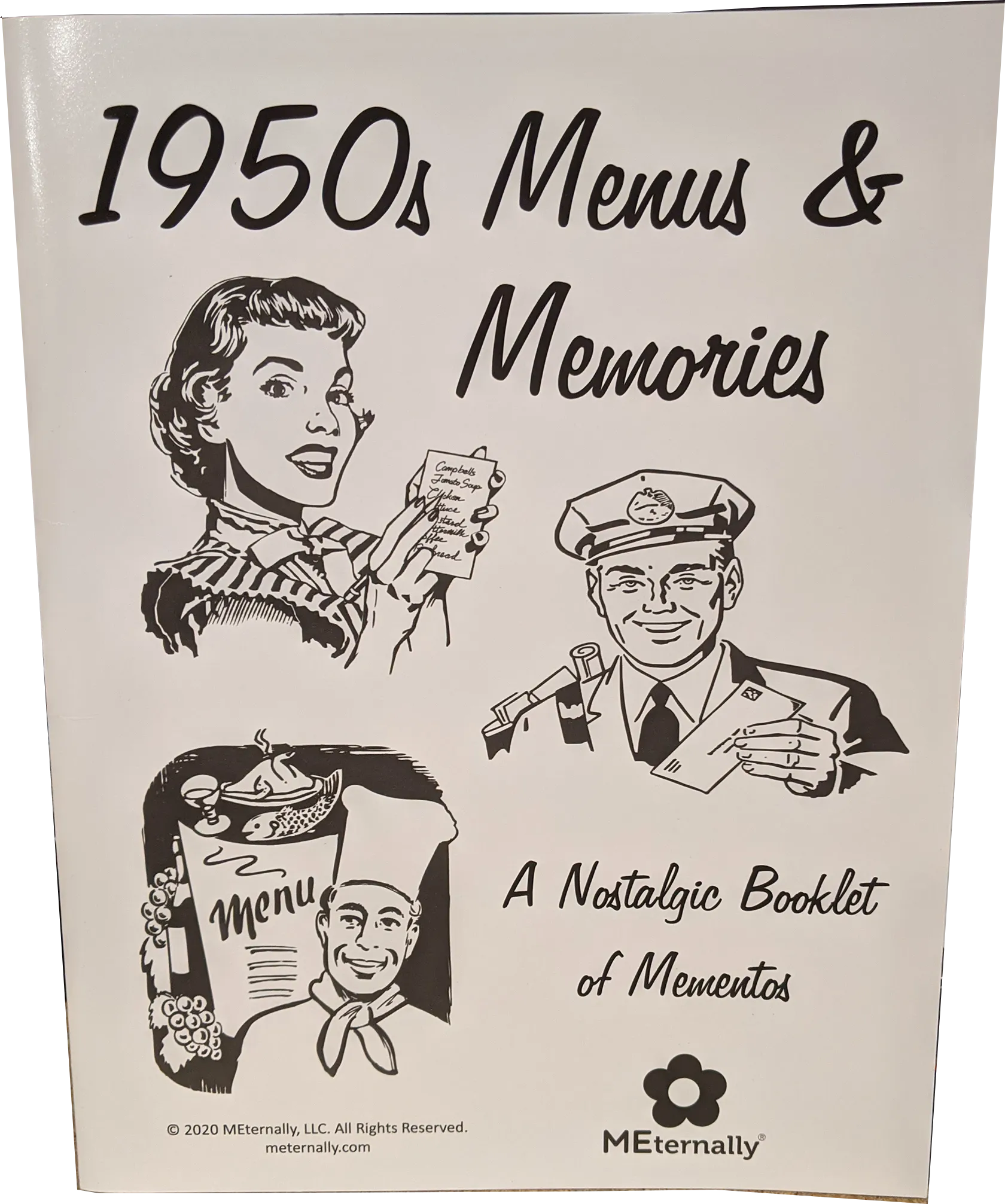 1950s Menus Memories Booklet