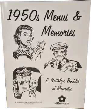 1950s Menus Memories Booklet