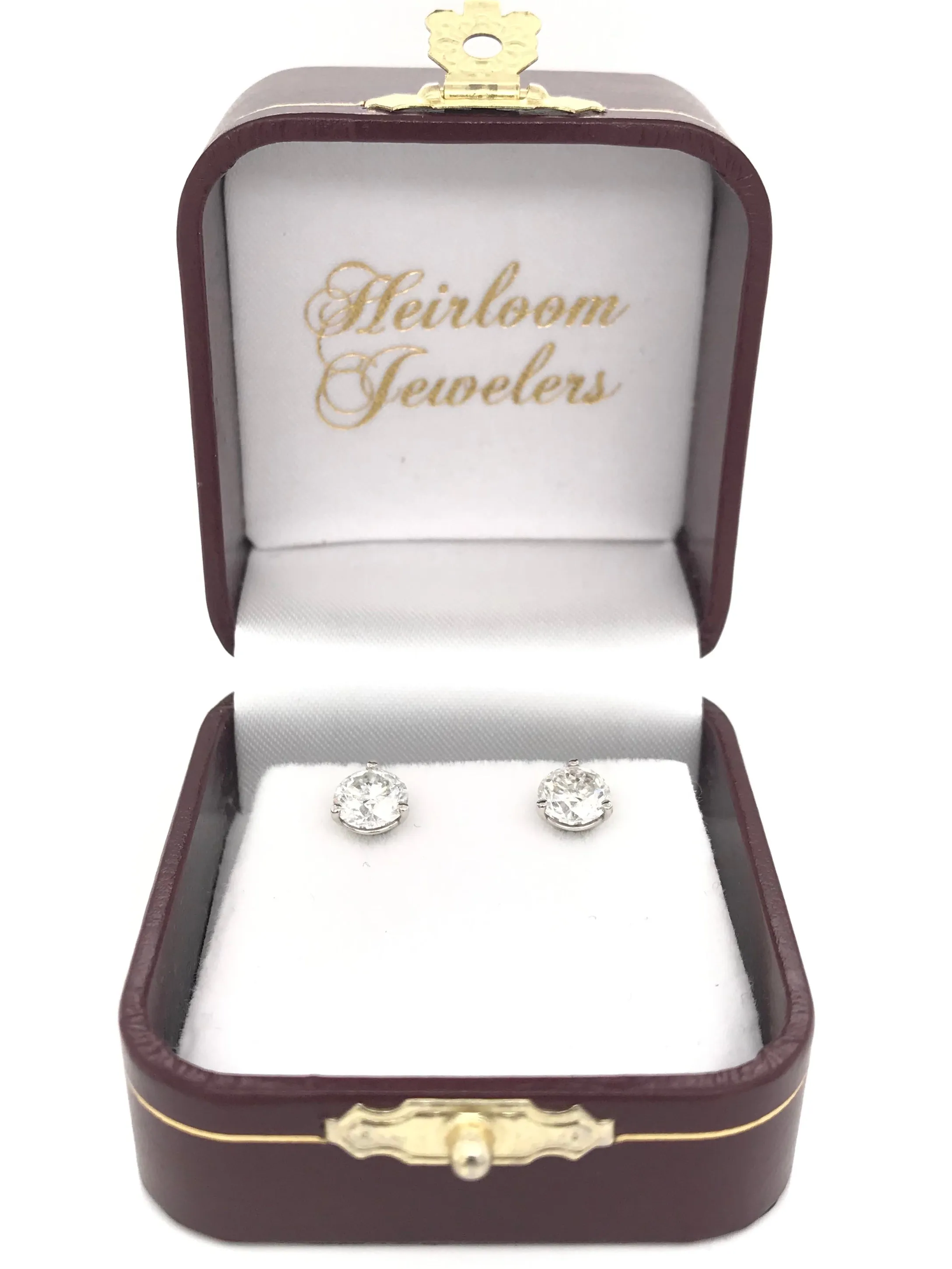 2 CARAT DTW DIAMOND STUD EARRINGS