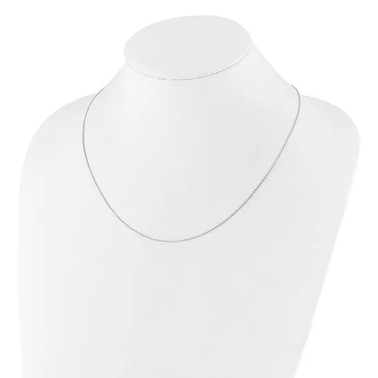 30 inch Adjustable Sterling Silver Box Chain