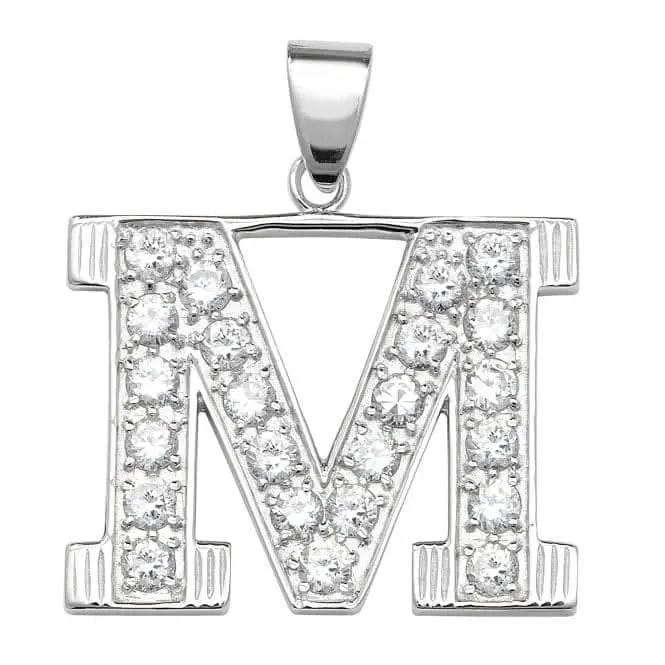 Acotis Silver Pendant Necklace Initial G6127/M