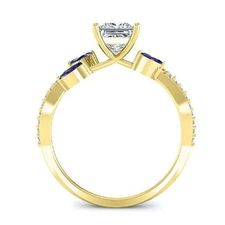Alba - Princess Lab Diamond Engagement Ring (IGI Certified)