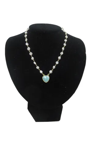 Amazonite Moonstone Necklace