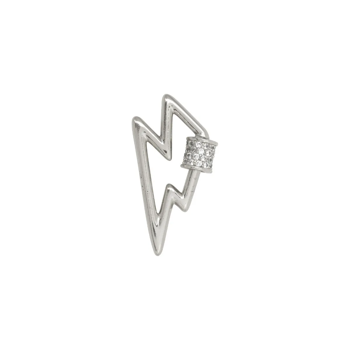 Amelie Clasp Silver-pack of 4