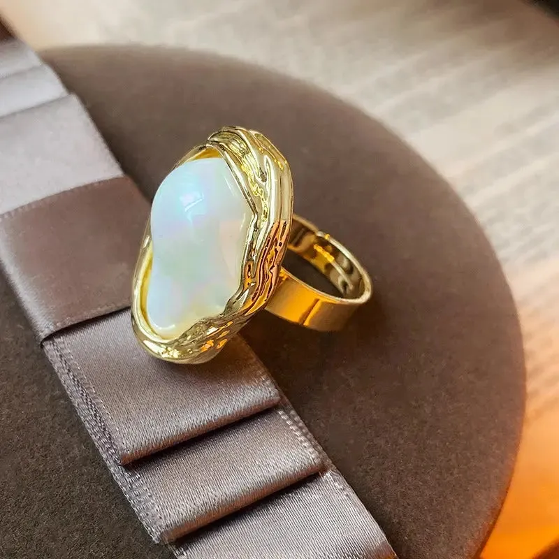 Baroque Pearl Rings