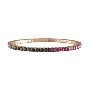 Black Diamond & Mozambique Rubies · Duet Bracelets