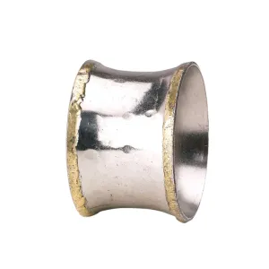 Bodrum Concave Metallic Napkin Ring
