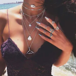 Boho Multi-layer Chain Necklaces