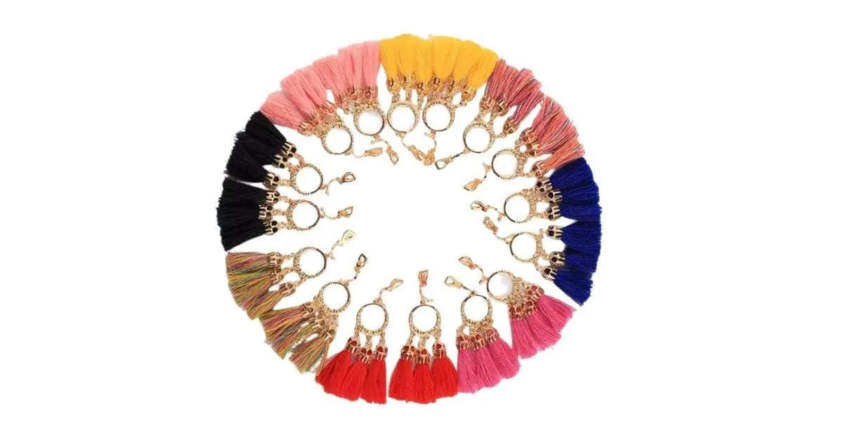 Boho-Style Tassel Women Clip On Earrings