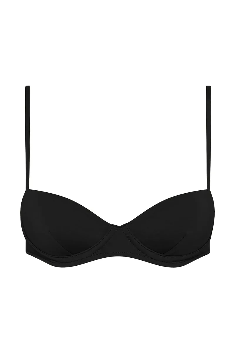 Brielle Bikini Top - Black (Embodee)