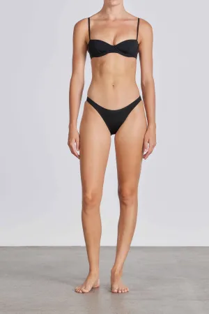 Brielle Bikini Top - Black (Embodee)