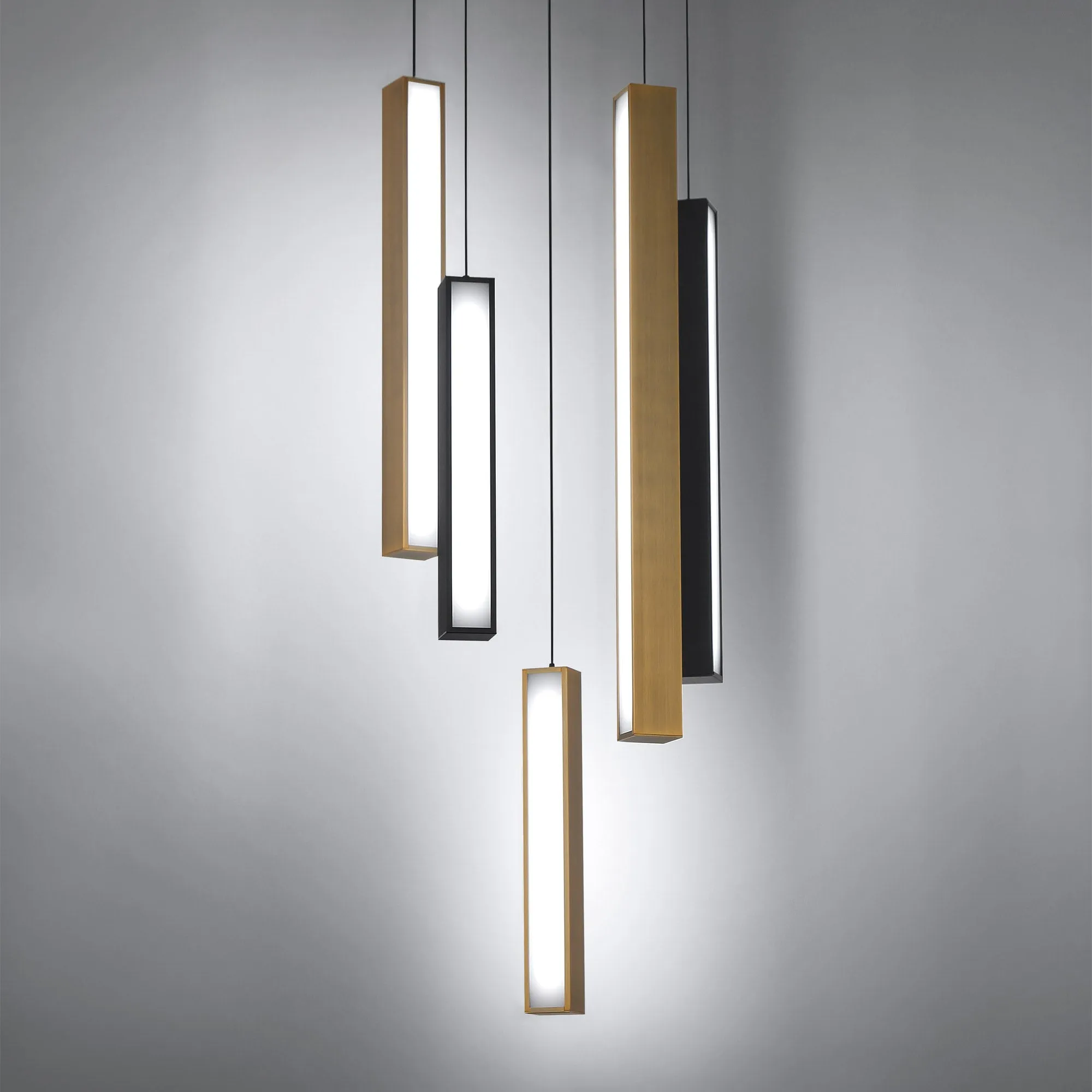 Chaos LED 5 Light Round Pendant