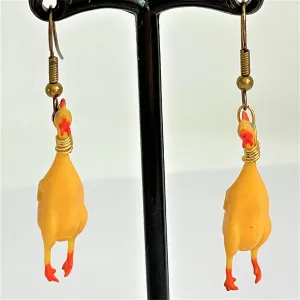 Chicken Earrings