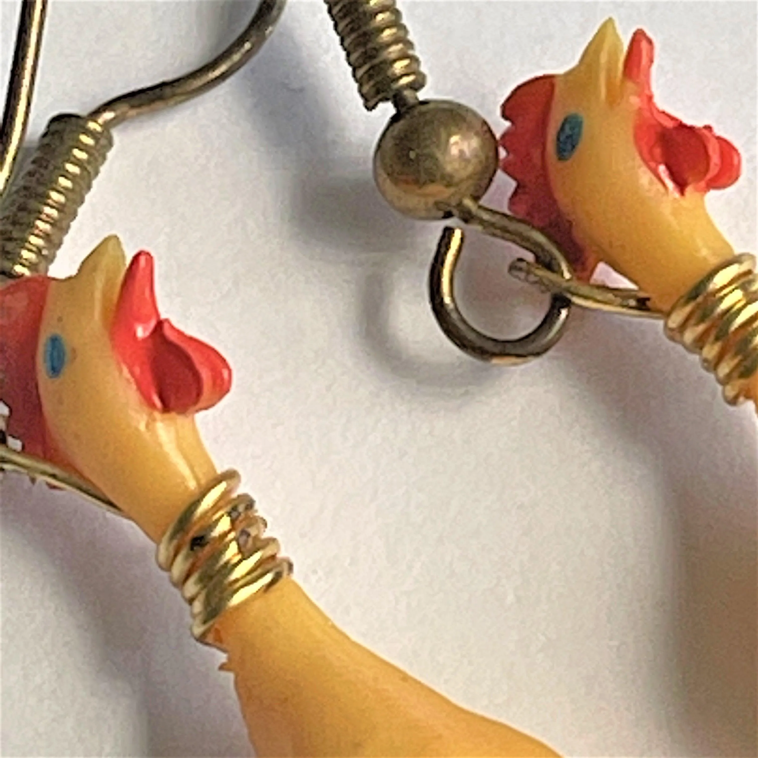 Chicken Earrings