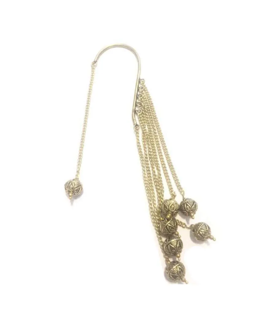 Classic Boho Earcuff with Dangling Chains