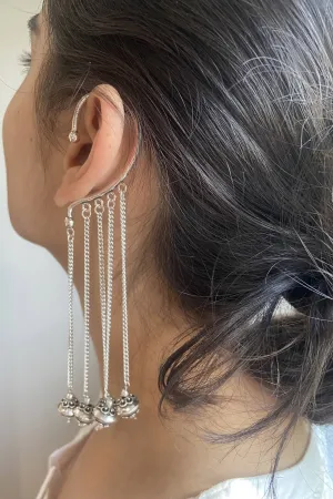 Classic Boho Earcuff with Dangling Chains