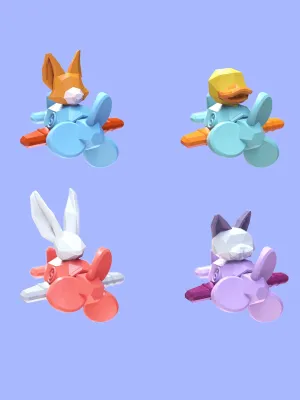 Colorful Animal Earrings