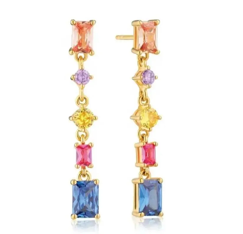 Colorful Crystal Drop Earring