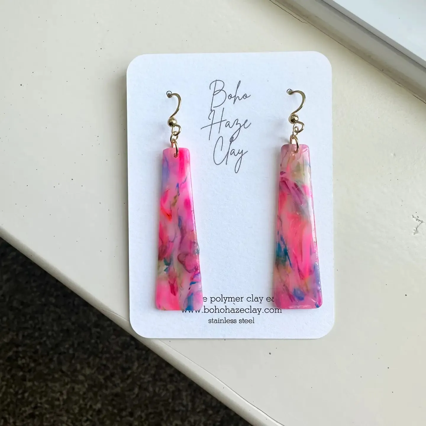 Colorful Elongated Dangle Earrings