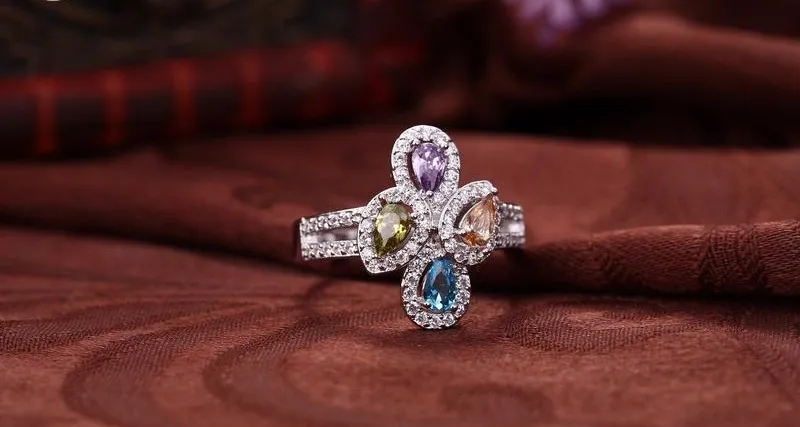 Colorful Eternity Love Ring