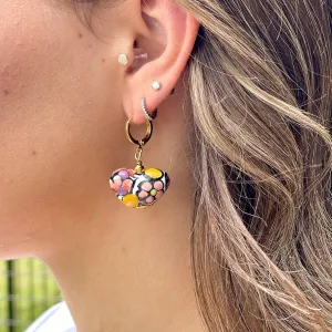 Colorful Heart Shapped Talavera Earrings