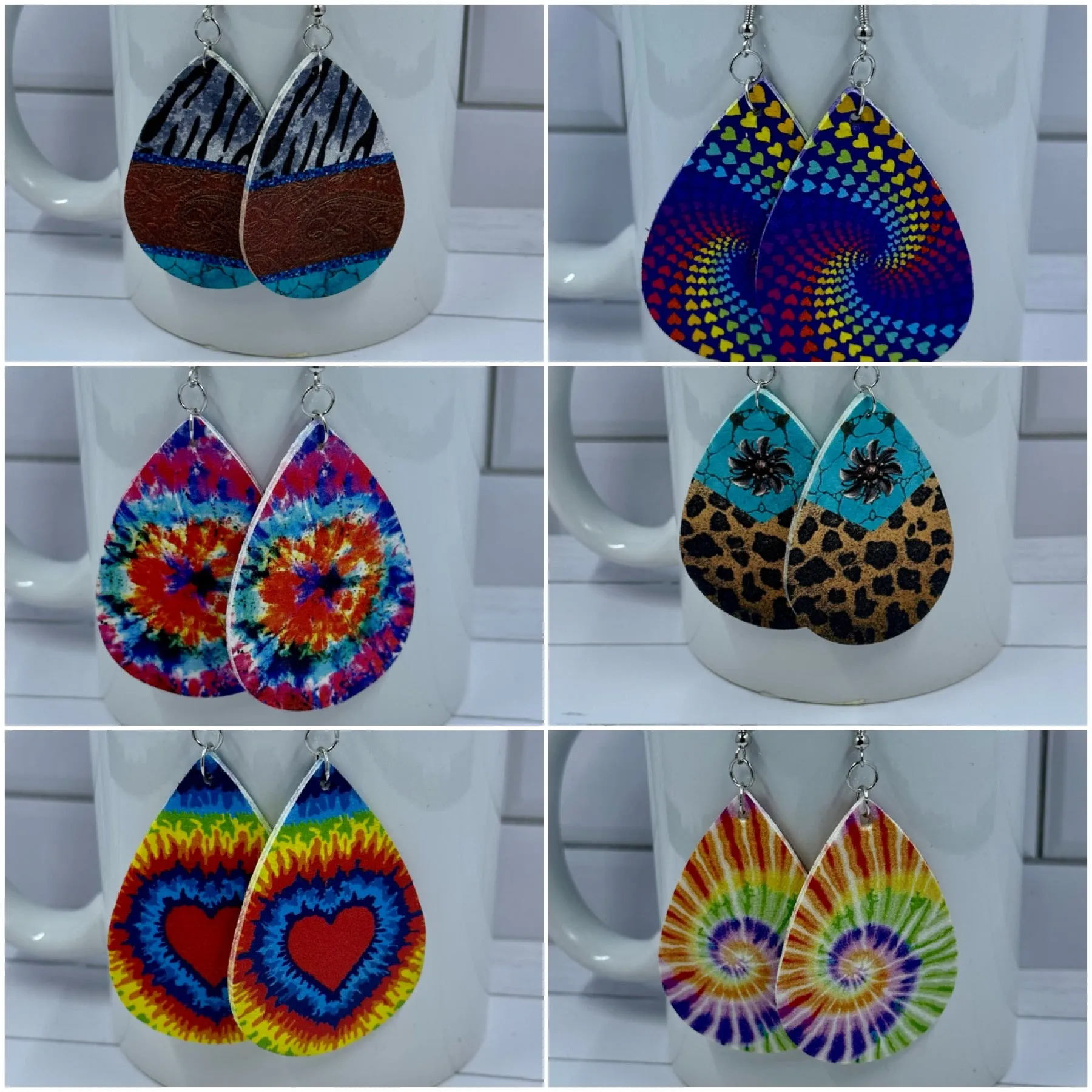 Colorful TearDrop Earrings