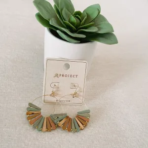 Colorful Wooden Earrings