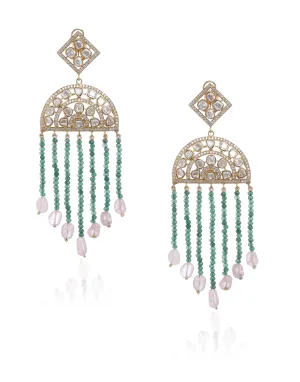 Contemporary Kundan Danglers
