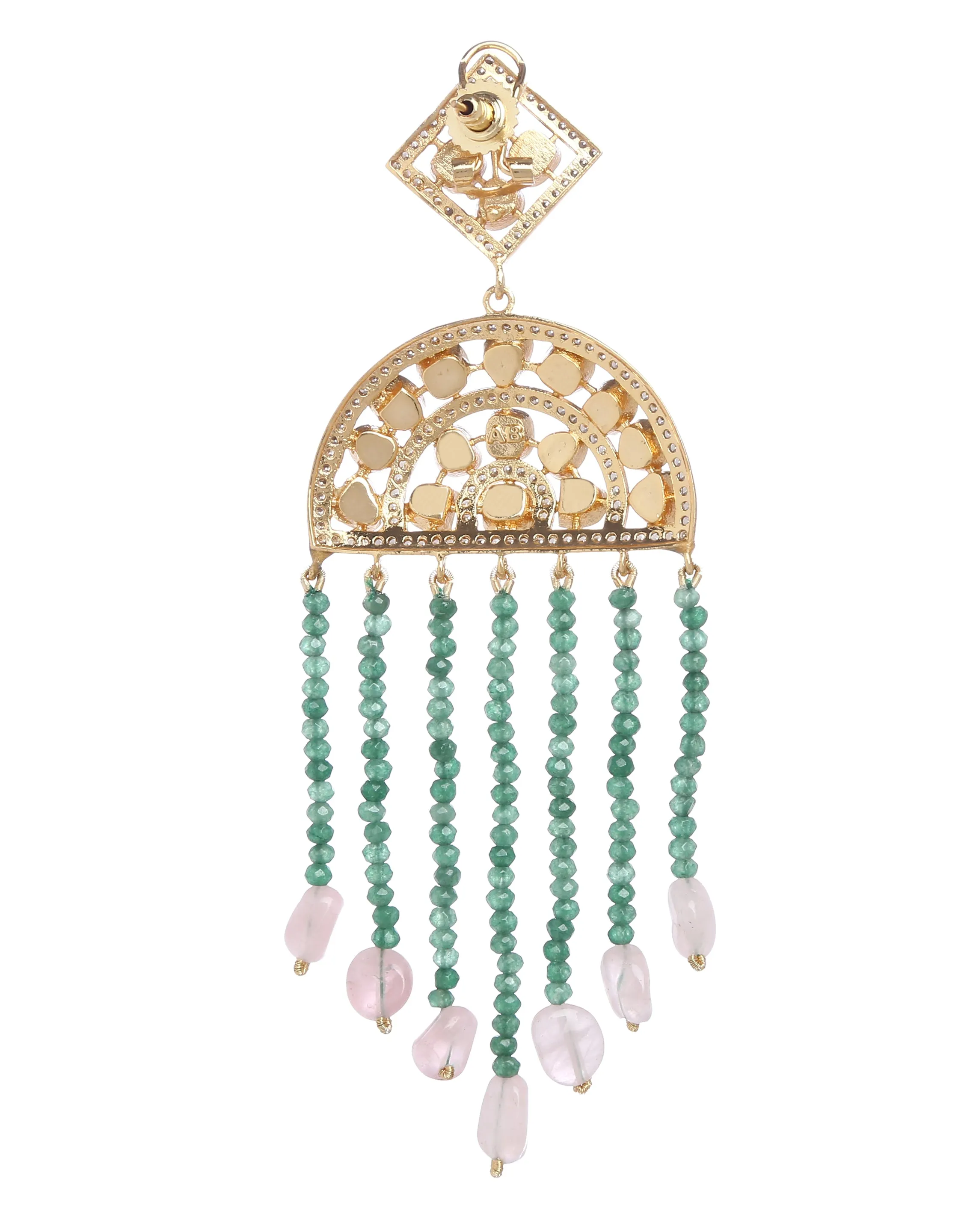 Contemporary Kundan Danglers