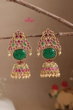 Contemporary Stone Jhumka