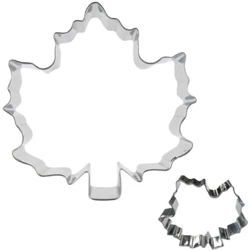 Cute Maple Leaf Shaped Eco-Friendly Stainless Steel Cookie Cutter