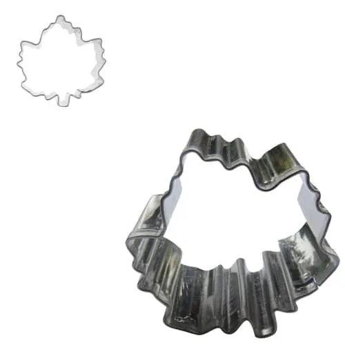 Cute Maple Leaf Shaped Eco-Friendly Stainless Steel Cookie Cutter