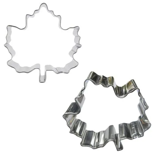 Cute Maple Leaf Shaped Eco-Friendly Stainless Steel Cookie Cutter
