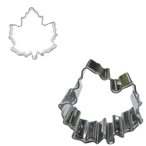 Cute Maple Leaf Shaped Eco-Friendly Stainless Steel Cookie Cutter