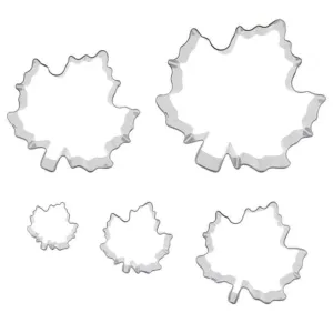 Cute Maple Leaf Shaped Eco-Friendly Stainless Steel Cookie Cutter