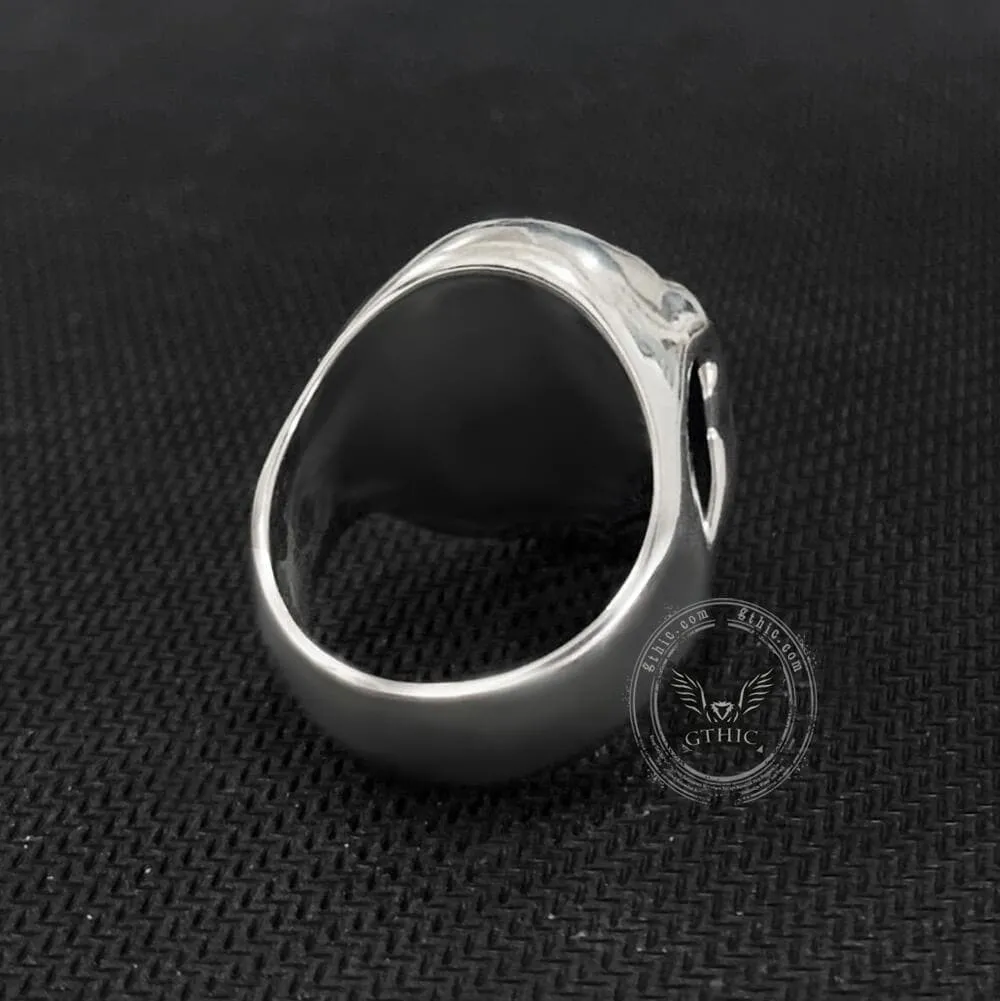 Death Skull Sterling Silver Ring