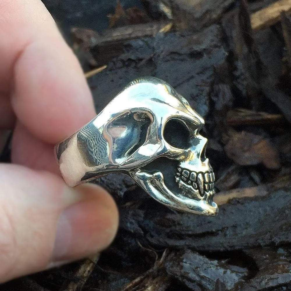 Death Skull Sterling Silver Ring