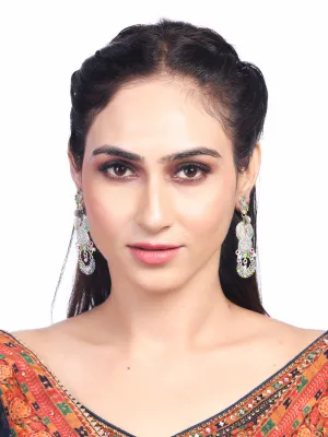 DESI COLOUR Gold-Toned Contemporary Studs