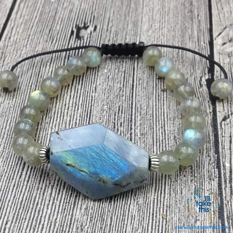 Destiny Natural Labradorite Stone Bracelets