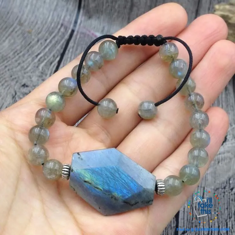 Destiny Natural Labradorite Stone Bracelets