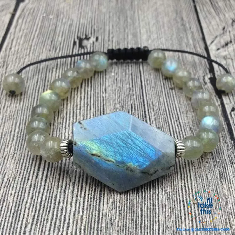 Destiny Natural Labradorite Stone Bracelets