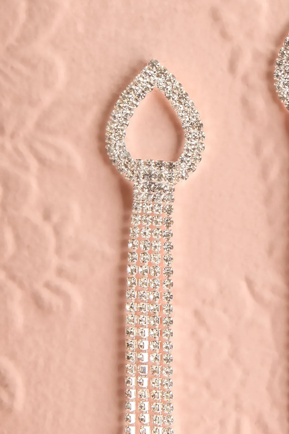 Dita Parlo Silver | Crystal Pendant Earrings