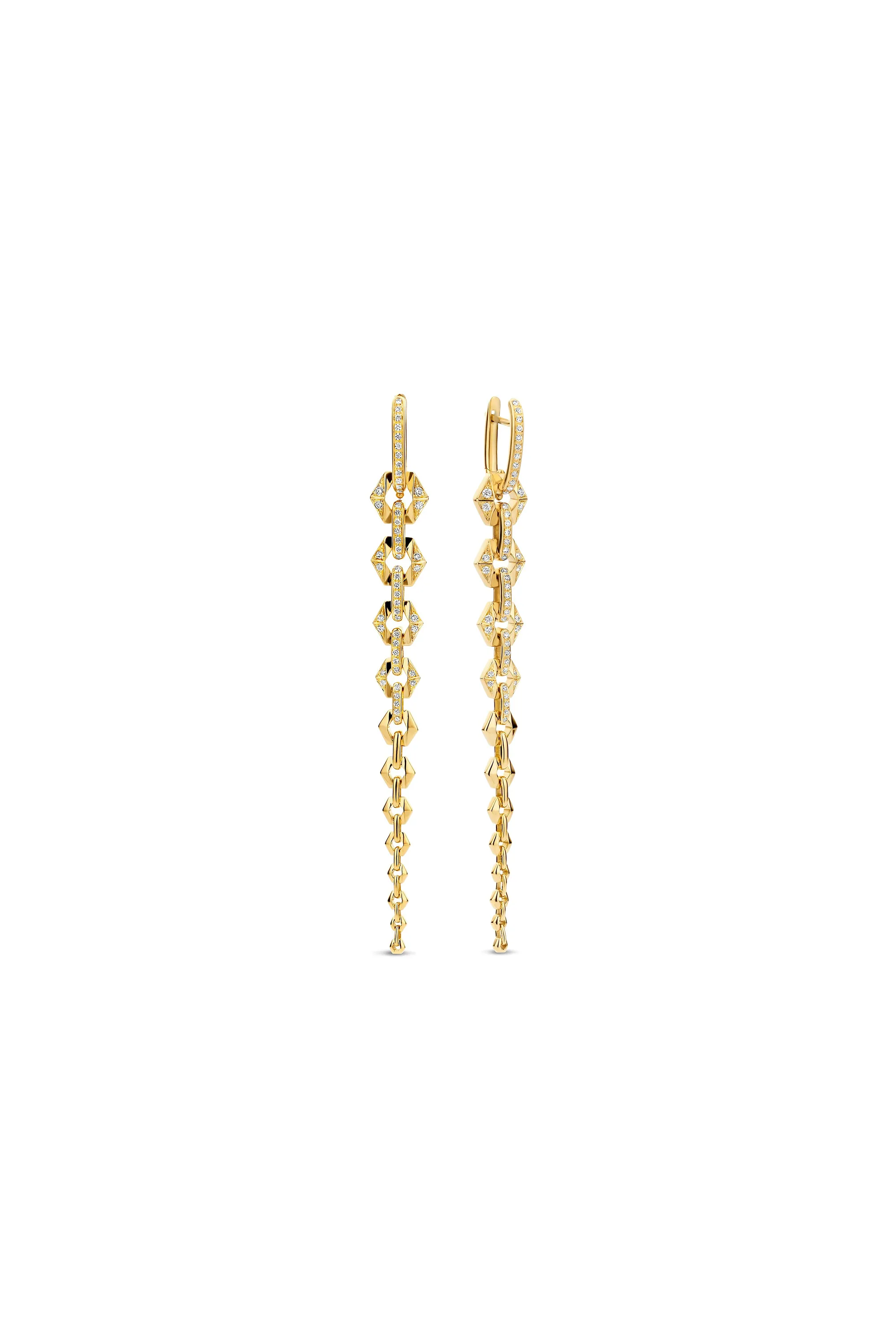 Dries Yellow Gold Earrings